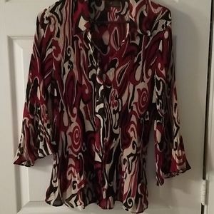 Blouse with 3/4 Length Sleeves